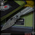 Mick Strider Custom: SnG Tanto Nightmare Trisula Grind - Black Magma/Gray Black Monkey Edge FRAG Pattern (MSC0430)