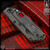 Mick Strider Custom: SnG Tanto Nightmare Trisula Grind - Black Magma/OD Green Monkey Edge FRAG Pattern (MSC0431)