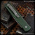 Pro-Tech Knives: Godfather - Blasted/Green