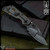 Mick Strider Custom: SnG Drop Point Nightmare Trisula Grind - Black Magma/Grey and Black Monkey Edge FRAG Pattern