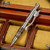 Hidetoshi Nakayama Bolt Action Pen/Knife - Satin/Wood w/Clip