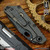 Mick Strider Custom: SnG Tanto Nightmare Trisula Grind - Black Magma/OD Green Monkey Edge FRAG Pattern (MSC0433)
