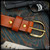 Del Fatti Leather: Belt - Oiled Tan (Size 40)