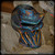 Starlingear Bead: Sabertooth - Cobalt Textured