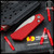 Pro-Tech Knives: Strider PT Auto - Stonewashed/Red