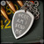 RMJ Tactical: Gold Point Pendant Jerusalem Crusader Cross - Titanium