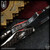 Mick Strider Custom: SnG Gunner Grip/Wharncliffe Nightmare Trisula Grind w/Serrations - Black Magma/Two Tone (MSC0437)