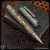 Dmitry Streltsov Pen: Hitori - Titanium Gold Fish Damask