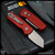 Pro-Tech Knives: Runt 5 - Stonewashed/Red