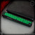 Heretic Knives: Cleric II Tanto - Black Stonewashed/Black w/Toxic Green Steel Inlays