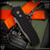 Pro-Tech Knives: CQC-7 Auto Spearpoint - Stonewashed/Black Monkey Edge FRAG Pattern
