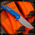 Pro-Tech Knives: Mordax - Stonewashed/Blue