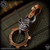 Starlingear Pendant: Slickster w/Gear Hoop - Silver/Copper Textured