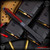 Strider Knives Fixed: LM Nail - Flamed/Black/Red Cord Wrapped (7 inch Titanium)