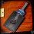 Strider Knives Fixed: Payback Wallet Shiv - Titanium Flamed/Grey Cord Wrapped  (SK2632)