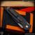 Pro-Tech Knives: TR-3 - Two Tone/Black w/Abalone Button - Blade 2024
