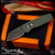 Pro-Tech Knives: Runt 5 - Smoke Grey DLC/Green Textured w/Pearl Inlay - Blade 2024