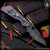 Mick Strider Custom XL Nightmare Grind Recurve - Black Magma/Two Tone Flamed