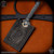 Strider Knives Fixed: Payback Wallet Shiv - Titanium Flamed/Grey Cord Wrapped  (SK2646)