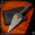 Strider Knives Fixed: Payback Wallet Shiv - Titanium Flamed/Grey Cord Wrapped  (SK2629)