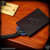 Strider Knives Fixed: Payback Wallet Shiv - Titanium Flamed/Black and Green Cord Wrapped