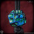 Dmitry Streltsov Bead: Crystal - Titanium Blue/Green