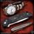 Pro-Tech Knives Custom: ATCF Auto - Two Tone/Black w/Fatcarbon Inlays