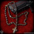 Dmitry Streltsov Rosary Necklace: Lucky Headache - Titanium/Silver (DSP0597)