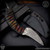 Joe Watson Solapado - Acid Etched/Black and Red Cord Wrapped w/Menuki