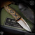 Joe Watson XM OT Vault Release - Satin/Camo G10 w/Tracker Dan Sheath