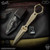 Bawidamann x VZ Grips Needle Knife - MARSOC G10/Fishnet Textured Monkey Edge Exclusive