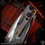 TAS Knives Folder: Venatrix Prototype - Tumbled/Titanium