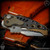 TAS Knives Folder: Mitrul - Tumbled/OD Green