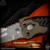 TAS Knives Folder: Mitrul - Tumbled/OD Green