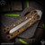 TAS Knives Folder: Invaderling Balisong - Tumbled/Titanium
