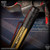 Nottingham Tactical Pen: Standard - Brass Two Tone - Straight Fluted w/Dots - Single Lock