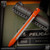 Nottingham Tactical Pen: Standard - Titanium Two Tone Orange - Trifecta - Single Lock