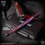 Nottingham Tactical Pen: G2 Full Size - Titanium Two Tone Purple - Spiral Fluted - Single Lock