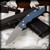 Hinderer Knives: XM-18 3.5 inch Auto Spearpoint - Battle Blue