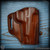 Del Fatti Leather: SLP-NR Holster - 1911 Commander - Dark Brown
