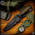 RMJ Tactical: Gold Point Custom Jungle Dagger - Catacombs/Black