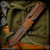 RMJ Tactical: Gold Point Custom Jungle Dagger - Catacombs/Brown