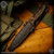 RMJ Tactical: Gold Point Custom Jungle Dagger - Snakeskin