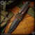 RMJ Tactical: Gold Point Custom Jungle Dagger - Snakeskin