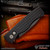 Pro-Tech Knives: TR-2 - Black/Battle Worn Black w/Monkey Edge FRAG Pattern
