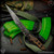 TAS Knives Fixed Blade: Nazgul - Acid Etched/Titanium (TSK0013)