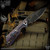 Mick Strider Custom: SnG Spearpoint Nightmare Trisula Grind - Black Magma/Two Tone Monkey Edge FRAG Pattern (MSC0447)
