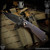 Mick Strider Custom: SnG Spearpoint Nightmare Trisula Grind - Black Magma/Two Tone Monkey Edge FRAG Pattern (MSC0447)