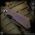 Mick Strider Custom: SnG Spearpoint Nightmare Trisula Grind - Black Magma/Two Tone Monkey Edge FRAG Pattern (MSC0447)