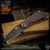 Mick Strider Custom: SnG Spearpoint Nightmare Trisula Grind - Black Magma/Two Tone Monkey Edge FRAG Pattern (MSC0446)